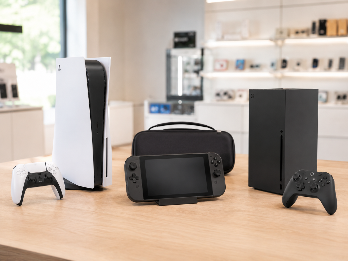 Consolas de videojuegos con sus mandos